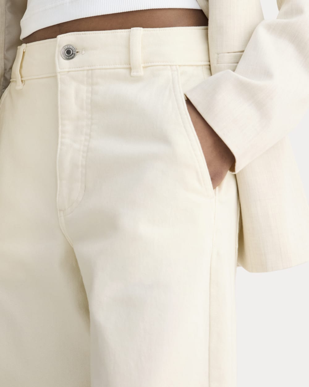 The Utility Wide-Leg Pant | Bone - Image 5
