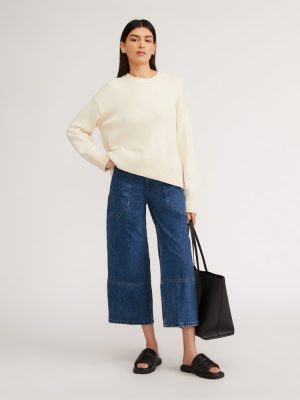 The Way-High® Gardener Cropped Jean | Vibrant Blue