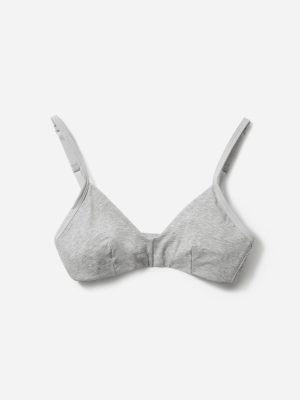 The Cotton Bralette | Heathered Grey