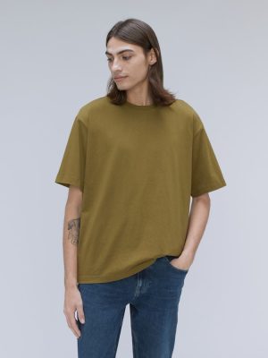 The Premium-Weight Relaxed Crew | Uniform | Olive