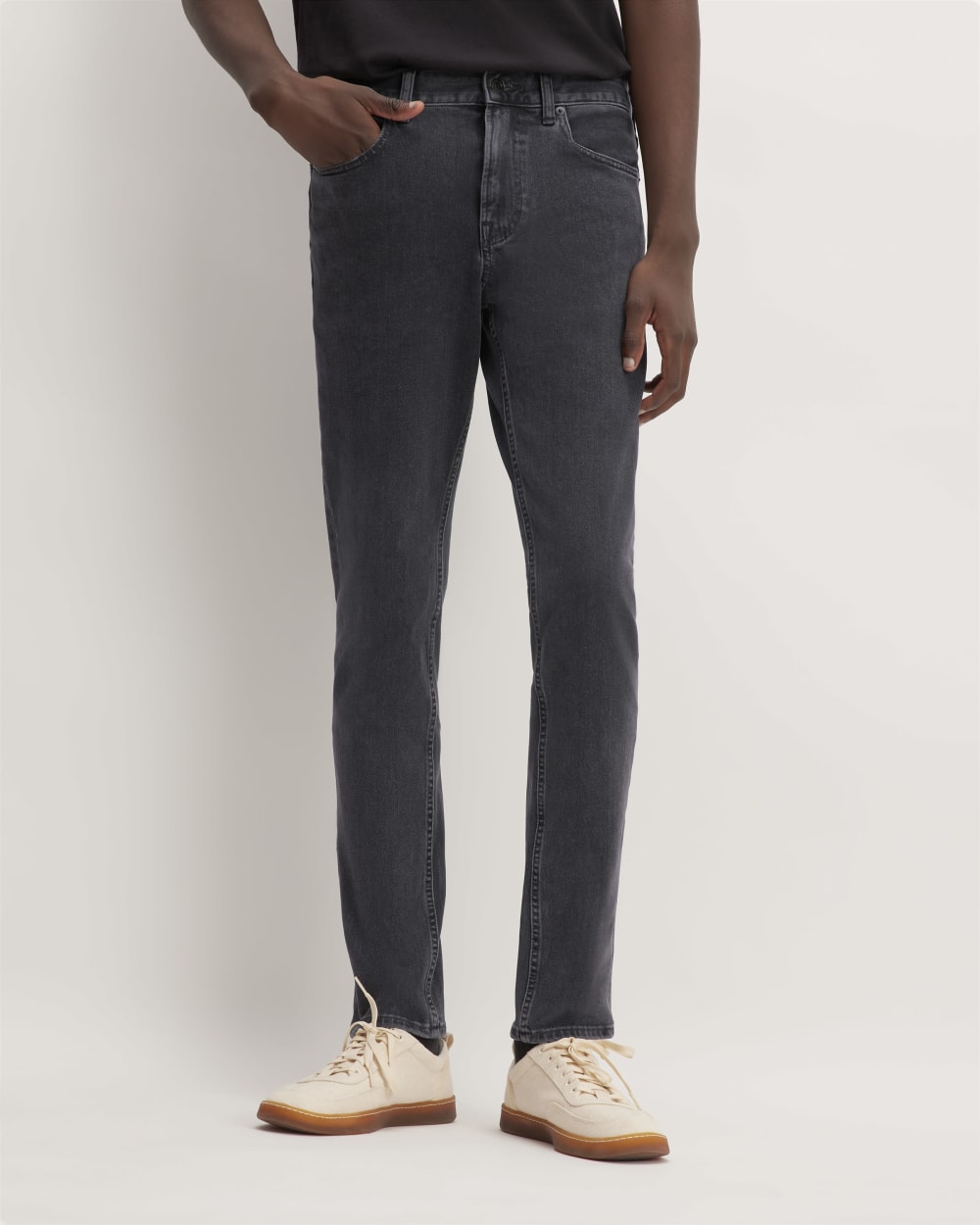 The Skinny 4-Way Stretch Organic Jean | Uniform | Washed Black - Image 3
