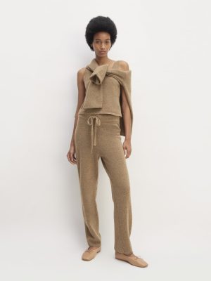 The Cozy-Stretch Straight-Leg Sweatpant | Heathered Toasted Coconut