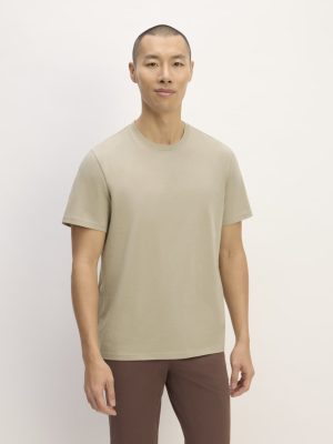 The Essential Organic Crew | Trench Coat Khaki