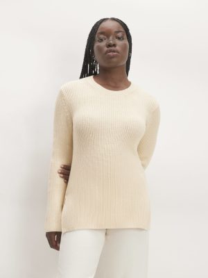 The Organic Cotton Slim Crew Sweater | Canvas