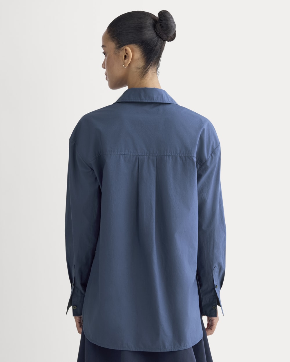 The Boyfriend Shirt in Ultrasoft Cotton | Deep Lazuli Blue - Image 5