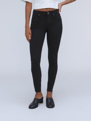 The Mid-Rise Skinny Stretch Jean | Black