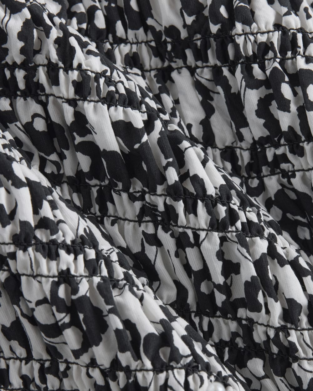 The Smocked Tank | Bone / Black Floral - Image 6