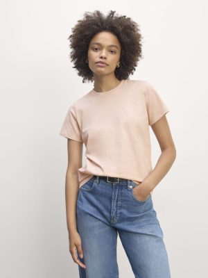 The Slim Crew in Essential Cotton | Rose Smoke