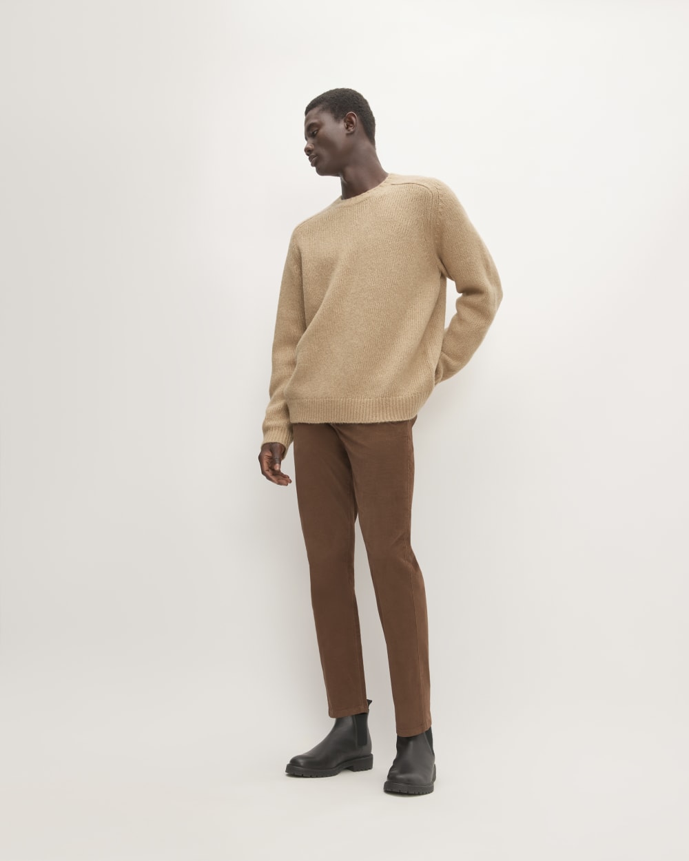 The Cloud Crewneck Sweater | Tiger's Eye - Image 3