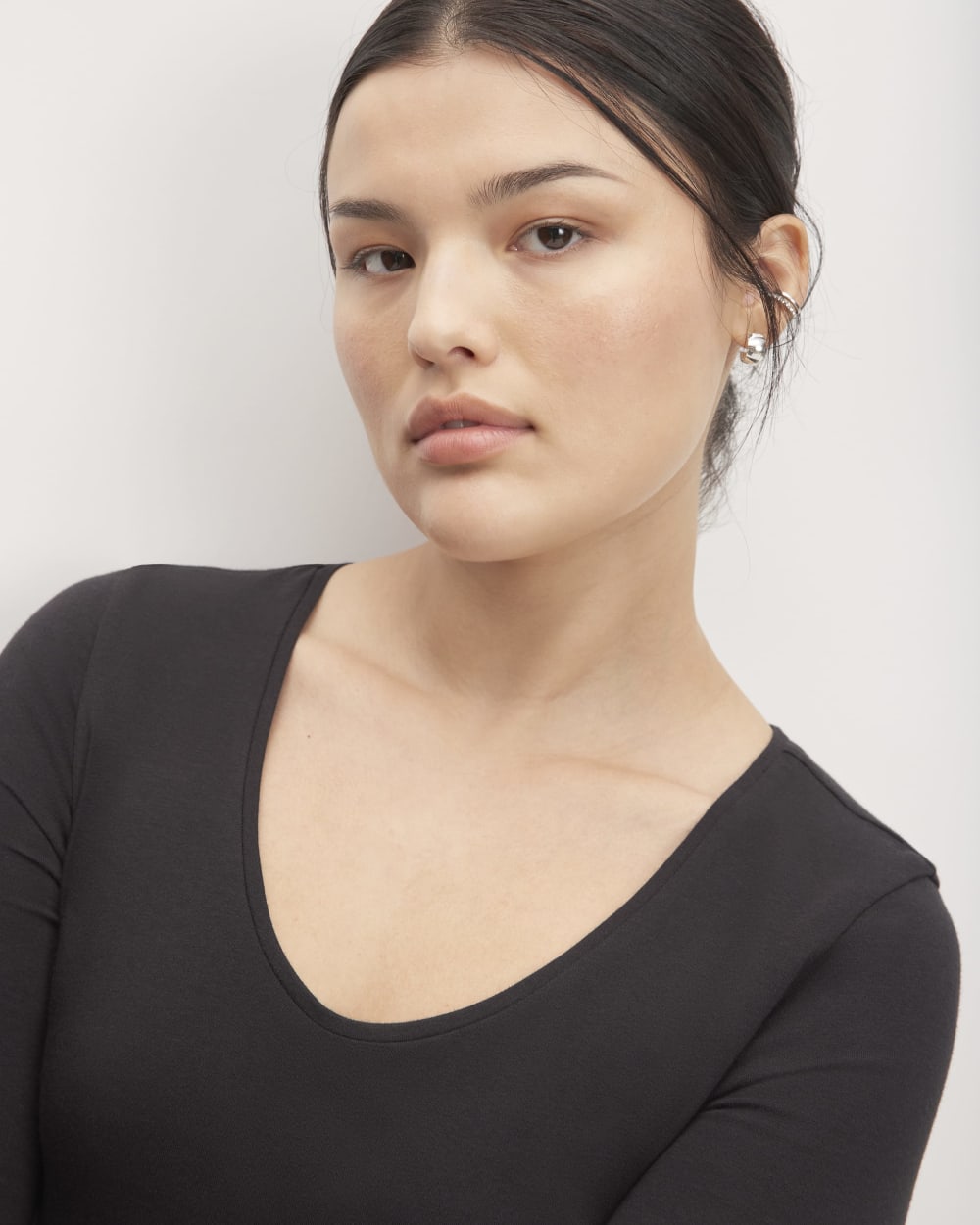 The Long-Sleeve Riviera Dress | Black - Image 3