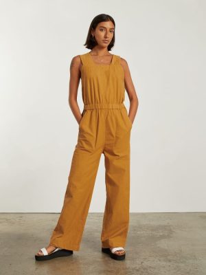 The Fatigue Apron Jumpsuit | Amber