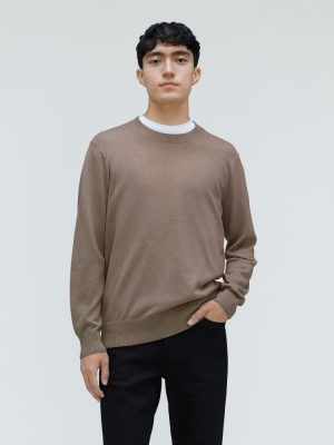 The No-Sweat Sweater | Uniform | Taupe Grey