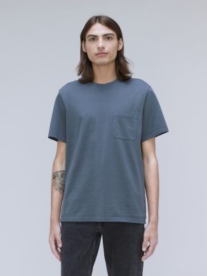 The Premium-Weight Pocket Tee | Uniform | Slate