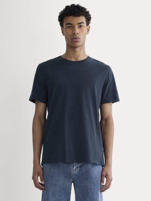 The Essential Organic Crew | Deep Navy