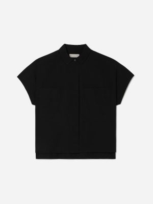 The Short-Sleeve Box Shirt | Black