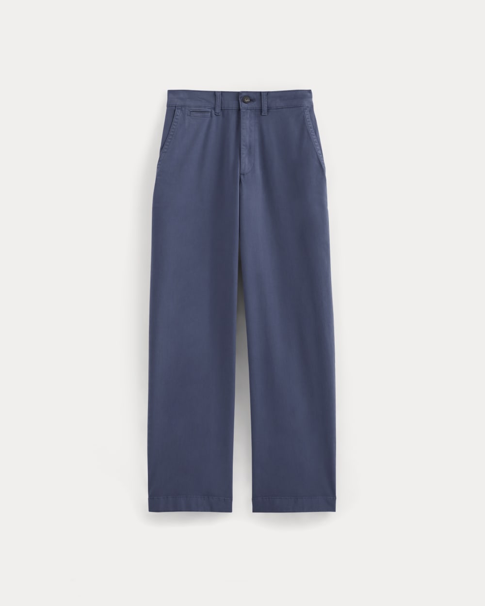 The Wide-Leg Chino | Deep Cobalt - Image 2
