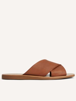 The Day Crossover Sandal | Sienna Brown
