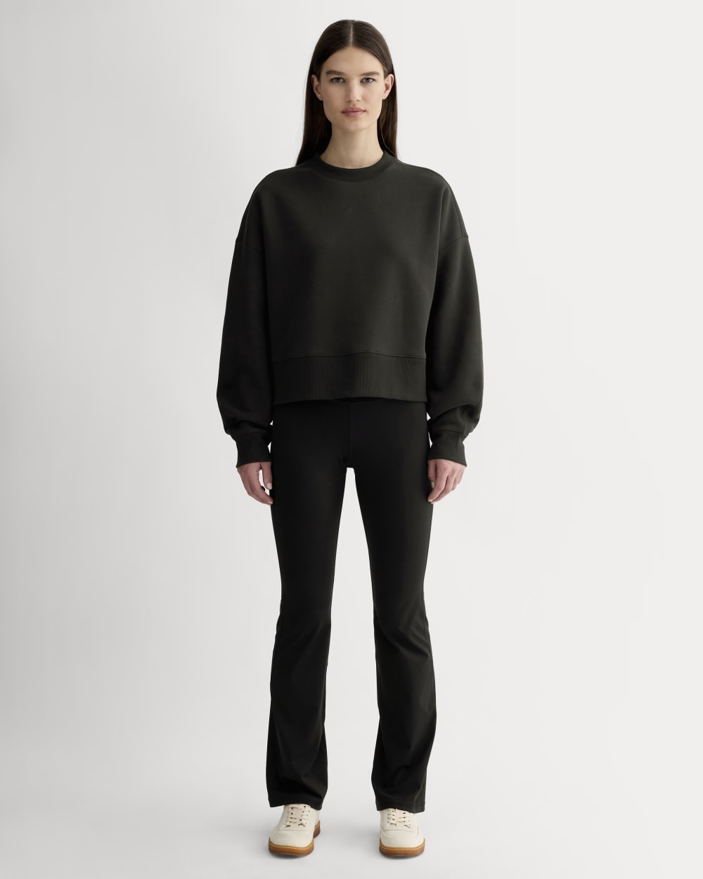 Luxe Fleece Sweatshirt | Black - Image 3