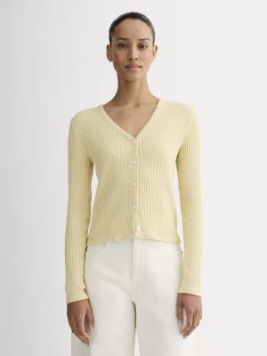 The Cozy Rib Cardigan | Banana Crepe