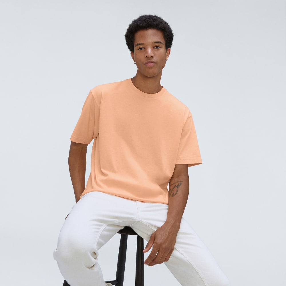 The Premium-Weight Relaxed Crew | Uniform | Apricot - Image 4