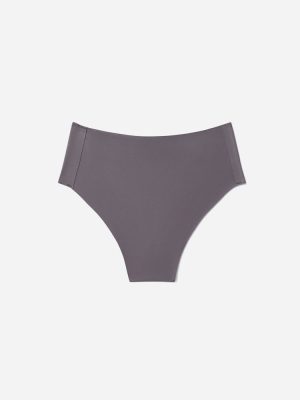 The Invisible High-Rise Thong | Plum Grey