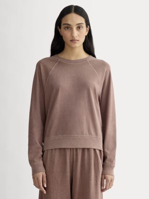 The Off-Duty Long-Sleeve Tee | Brown Garment Dye
