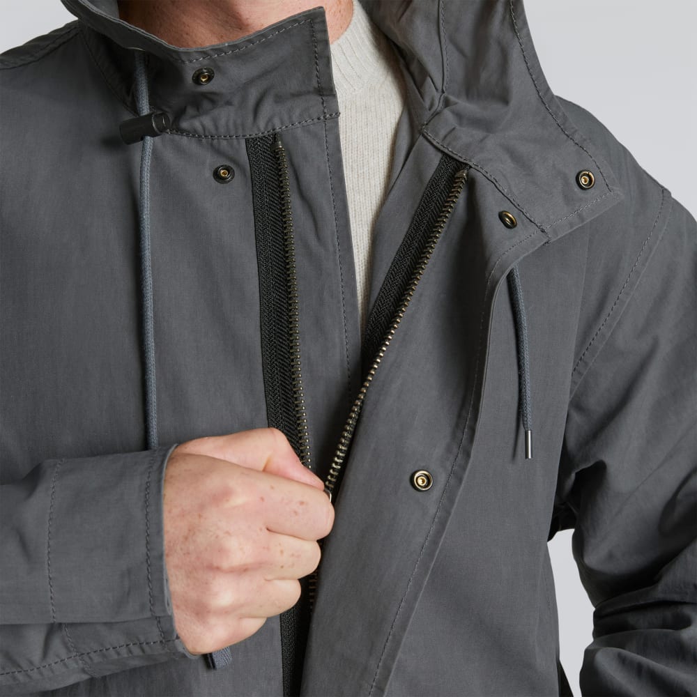 The Waxed Cotton Parka | Slate - Image 5