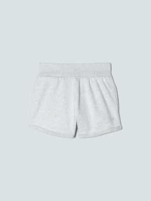 The Track Sweatshort | Light Heather Grey