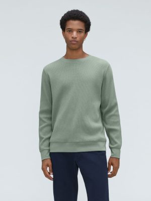 The Waffle Long-Sleeve Crew Tee | Lily Pad