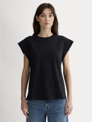 The Muscle Tee in Essential Cotton | Black