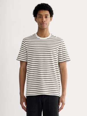 The Essential Organic Crew | Bone / Black