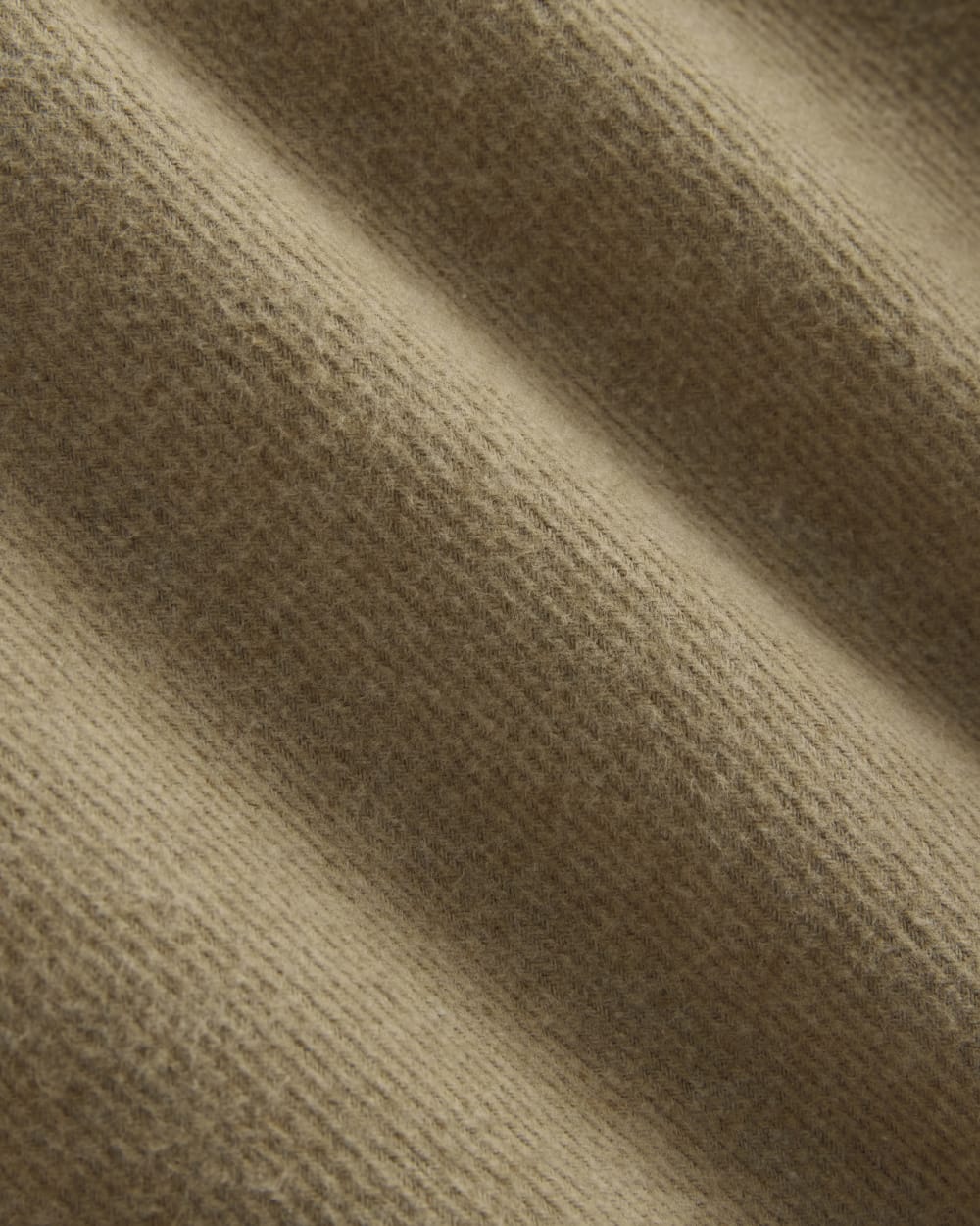 Heavyweight Waffle Twill Overshirt | Dark Heathered Camel - Image 6