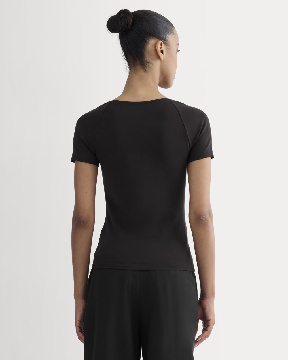 The Form Square-Neck Top | Black - Image 4