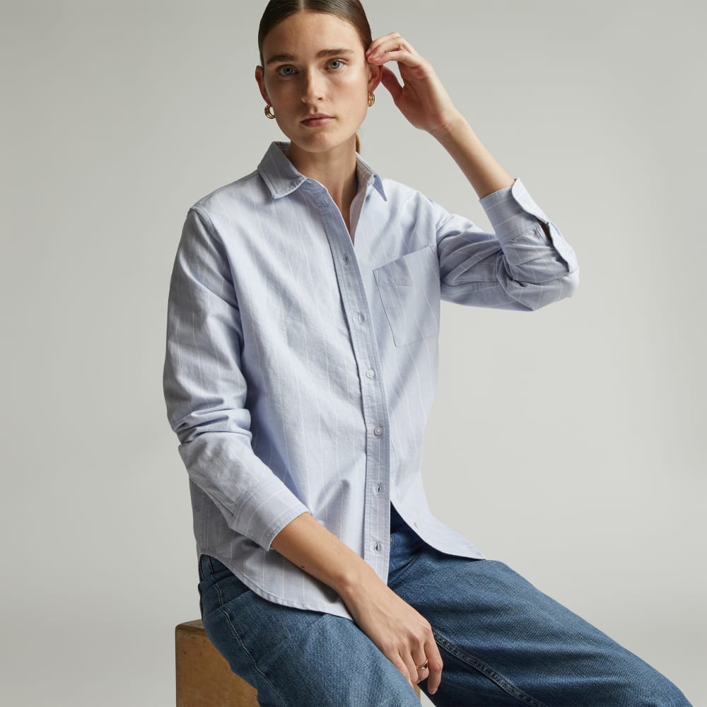 The Must-Have Oxford Shirt | Periwinkle / White - Image 5