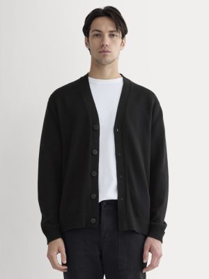 The Classic Cardigan in Everyday Cotton | Black