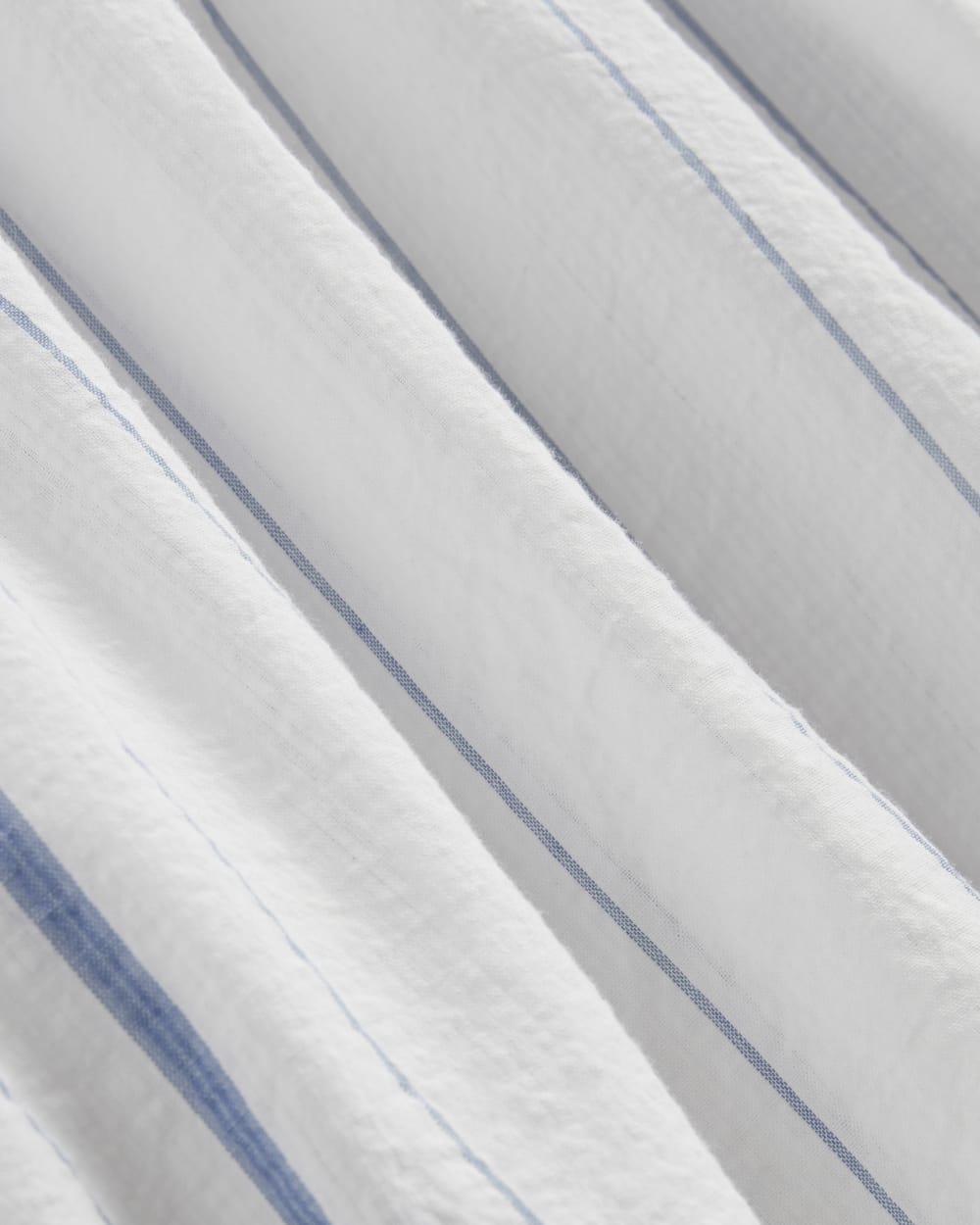 The Gauze Puff-Sleeve Top | Bone / Dutch Blue - Image 6