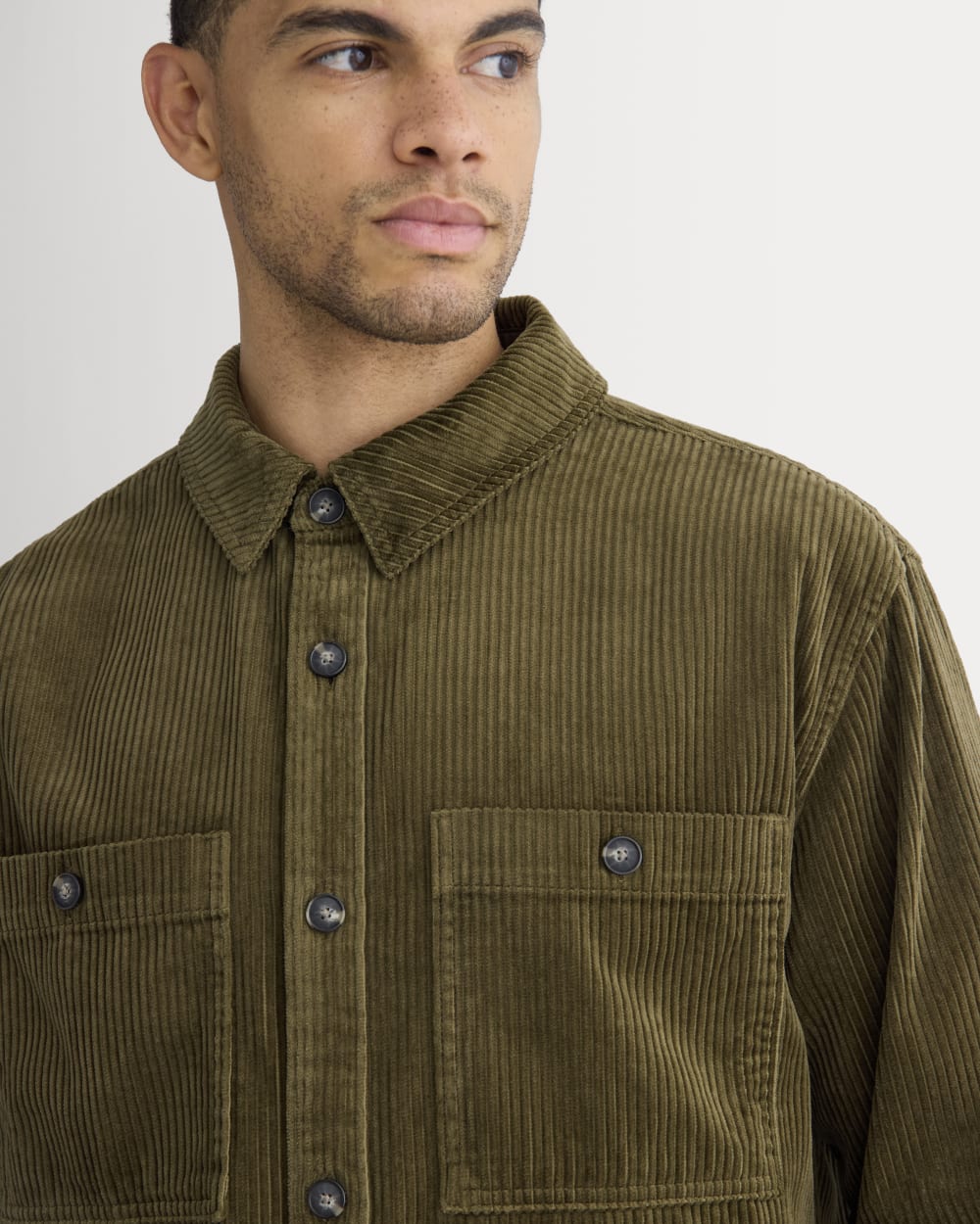 Wide Wale Corduroy Shirt | Beech - Image 4