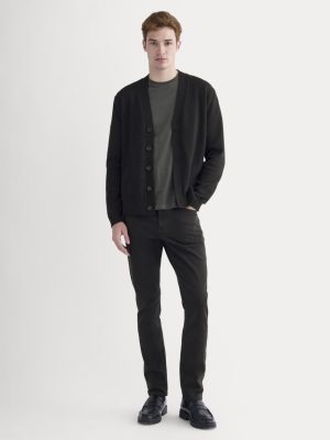 The Stretch Twill 5-Pocket Pant | Black