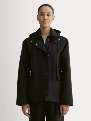 The Short Anorak | Black