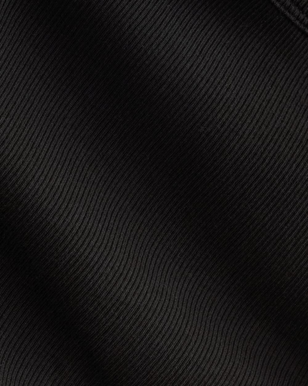 The Luxe Rib Scoop-Neck Tee | Black - Image 6