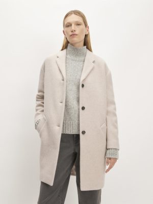 The Italian ReWool? Cocoon Coat | Oat