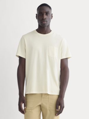 The Essential Organic Garment-Dyed Crew | Parchment