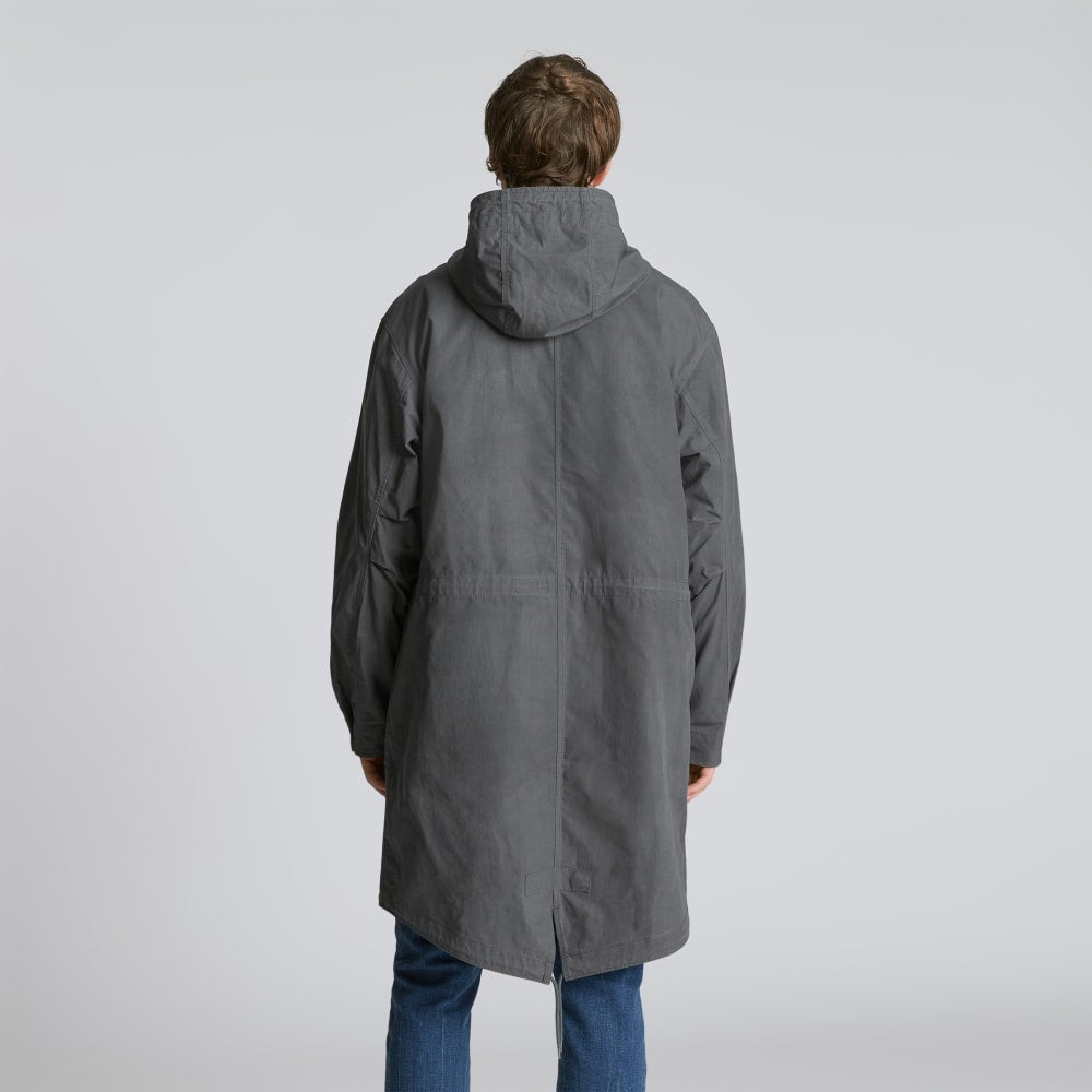 The Waxed Cotton Parka | Slate - Image 6