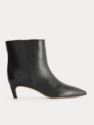 Studio Kitten Heel Bootie | Black