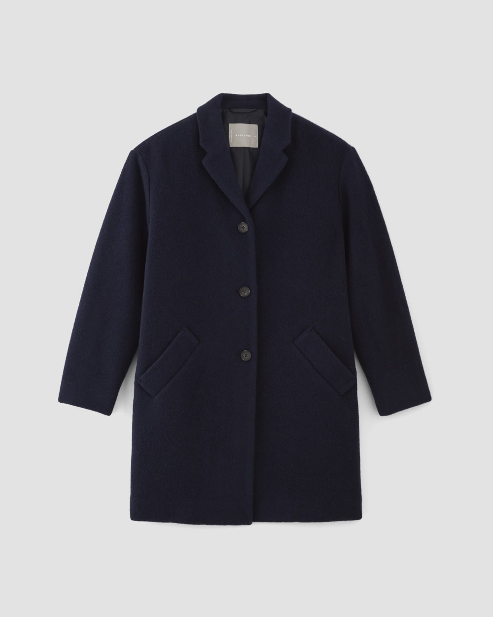 The Italian ReWool? Cocoon Coat | Navy - Image 2