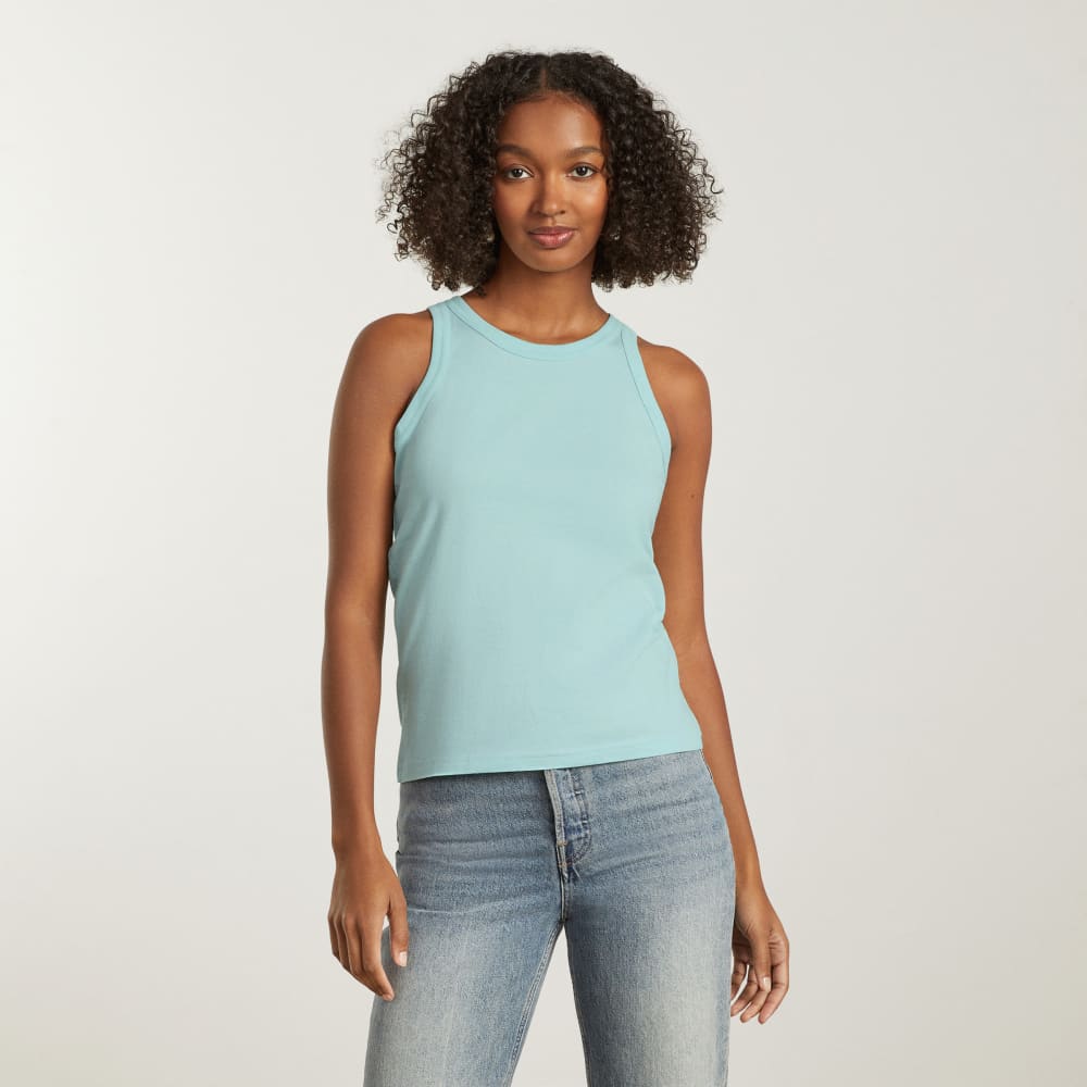 The Tank in Essential Cotton | Ice Blue - Image 2