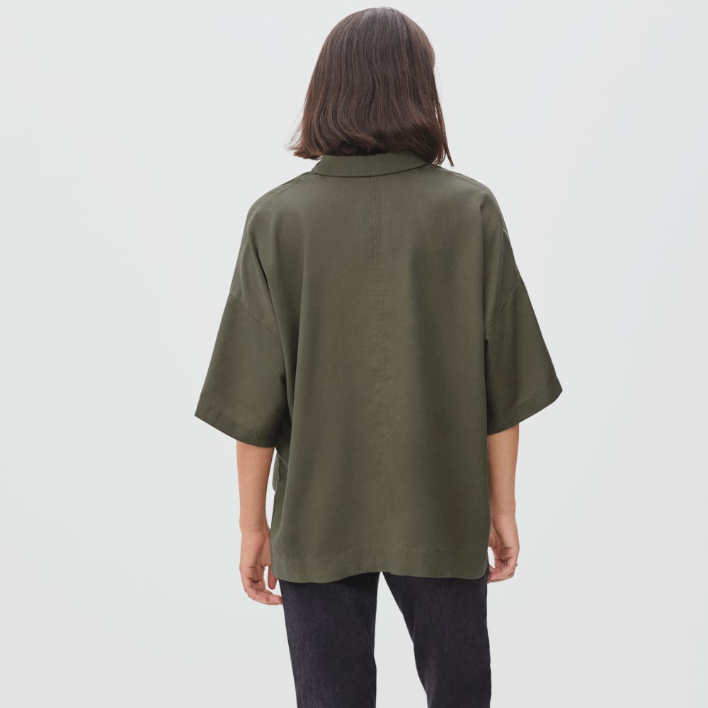 The Drapey Square Shirt | Kalamata - Image 3