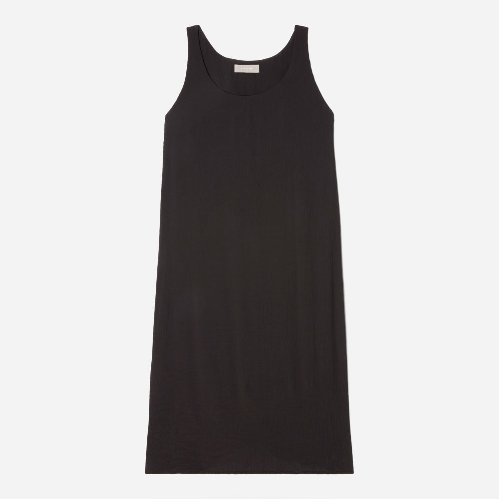 The Naia? Ripple Tank Dress | Black