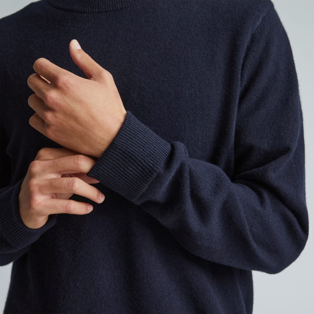 The Grade-A Cashmere Crew | Dark Navy - Image 5