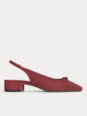 The Ballet Slingback Heel | Karanda Red